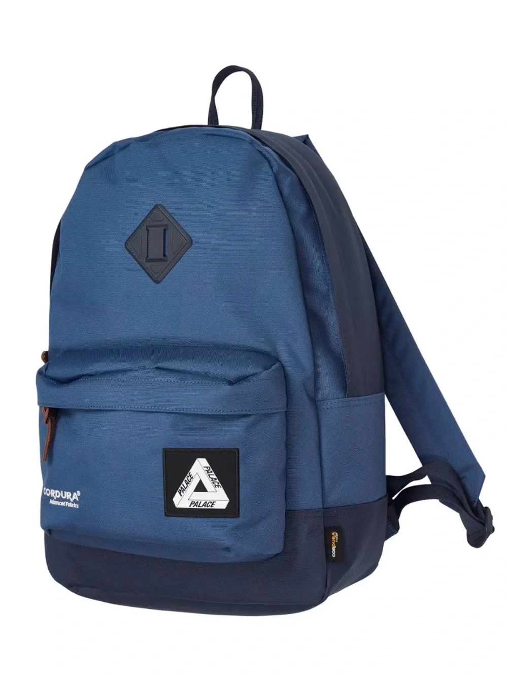 Palace Cordura Duck Canvas Backpack 'Blue / Navy' FW24 Travel Gym Book Bag Zip